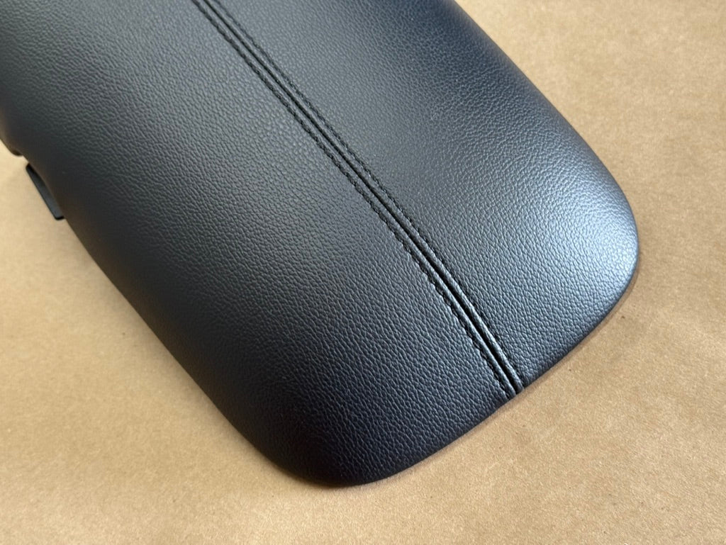 2015-2023 Ford Mustang Center Top Console Lid Armrest Black Stitching
