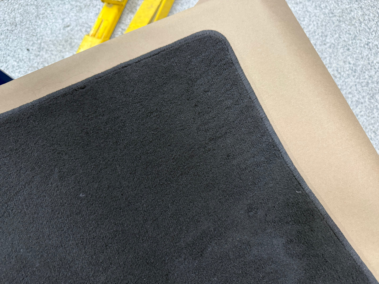 2024-2026 Ford Mustang Front Floor Mats Carpet "Black Stitch"