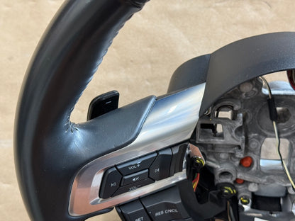 2018-2023 Ford Mustang Leather Steering Wheel Automatic Paddle Shifters