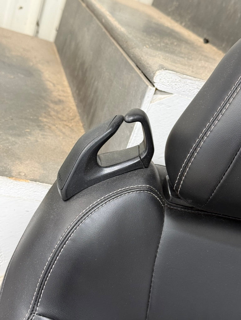 2018-2023 Ford Mustang GT Black Leather Convertible Front & Rear Seats