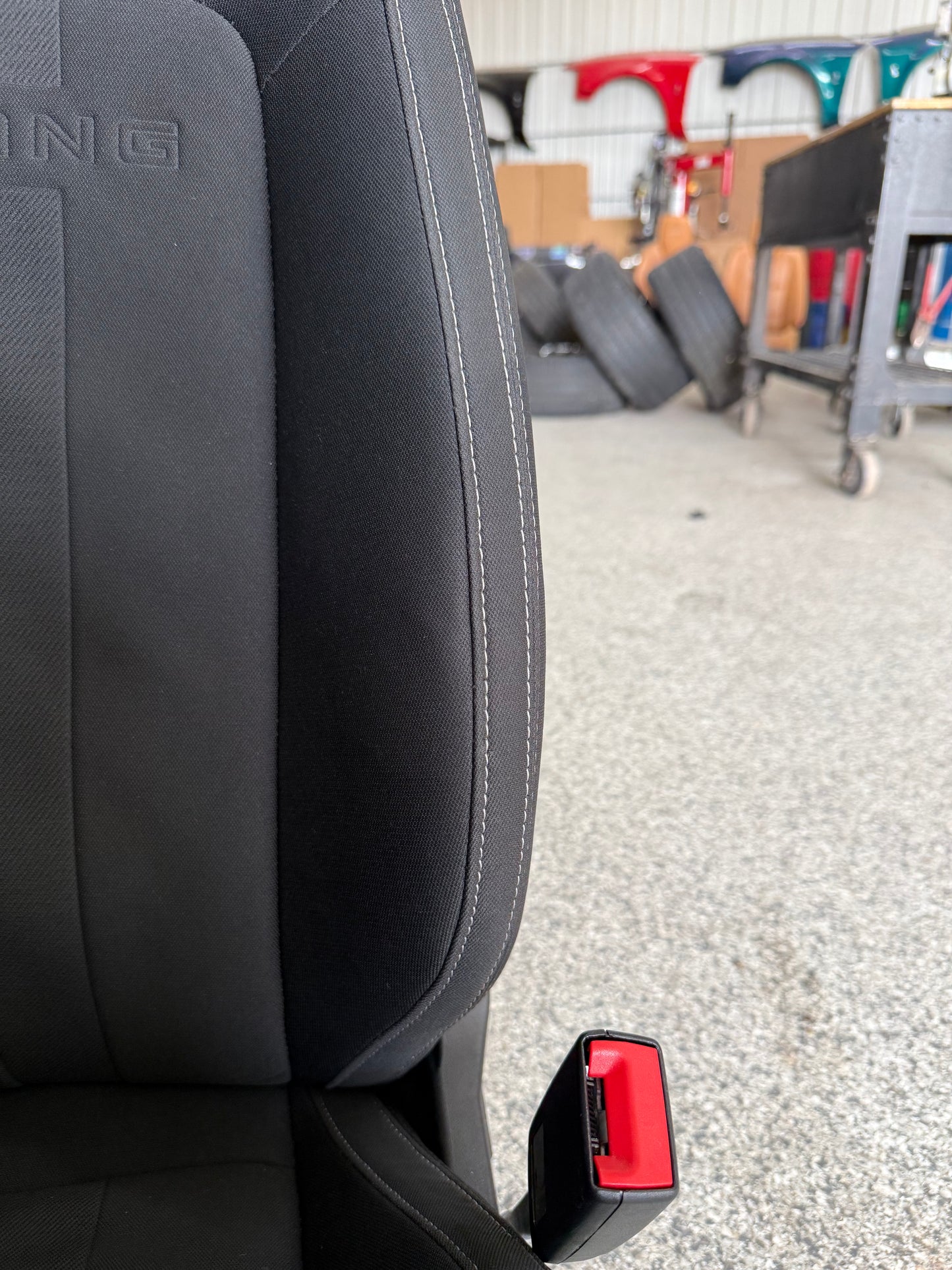 2018-2023 Ford Mustang GT Black Cloth Seats Coupe Front Rear Power Seats