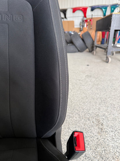 2018-2023 Ford Mustang GT Black Cloth Seats Coupe Front Rear Power Seats