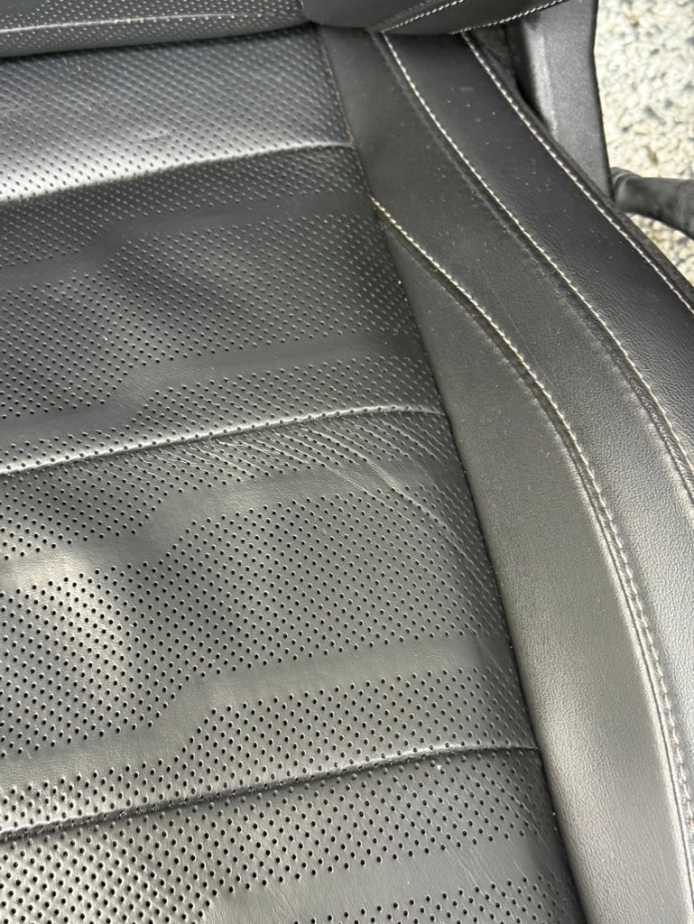 2018-2023 Ford Mustang GT Black Leather Convertible Front & Rear Seats