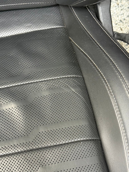 2018-2023 Ford Mustang GT Black Leather Convertible Front & Rear Seats