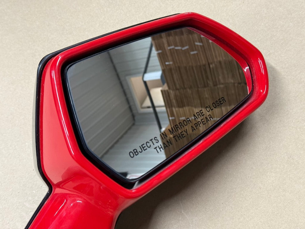 2016-2024 Chevrolet Camaro SS ZL1 RH Passenger Side Mirror Power "Red"