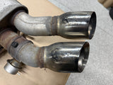 2012-2015 Chevrolet Camaro SS Quad Tip Mufflers RH LH Pair Used