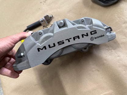 2024-2026 Ford Mustang GT Front 4 Piston BREMBO Brake Calipers Rotors 7k mi