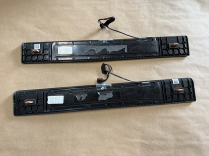 2015-2023 Ford Mustang "My Color" Sill/Scuff Plates Interior Trim Black