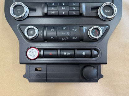 2018-2023 Ford Mustang GT Face Plate Radio Trim Piece