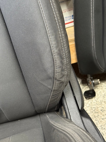 2018-2023 Ford Mustang GT Black Cloth Seats Coupe Front Rear Power Seats