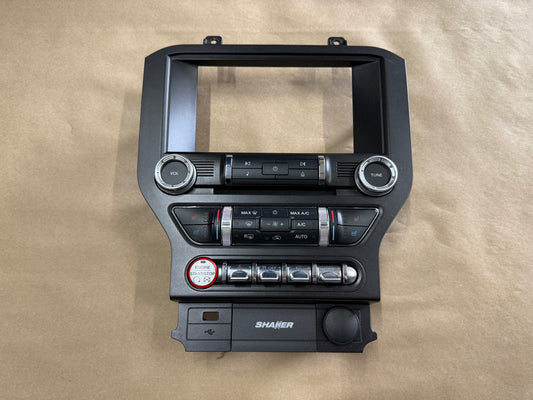 2015-2017 Ford Mustang GT Face Plate Premium Radio 8 inch Trim Piece