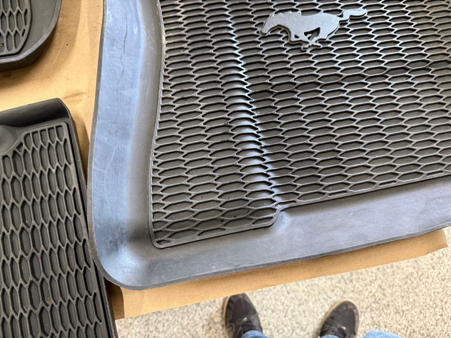 2015-2023 Ford Mustang Rubber Front & Rear Floor Mats