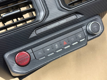 2024-2026 Ford Mustang S650 Center Dash Trim Air Vents Push Start Bezel Panel