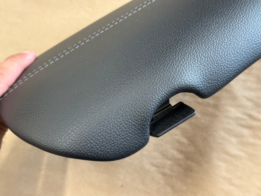 2015-2023 Ford Mustang Center Top Console Lid Armrest Grey Stitch