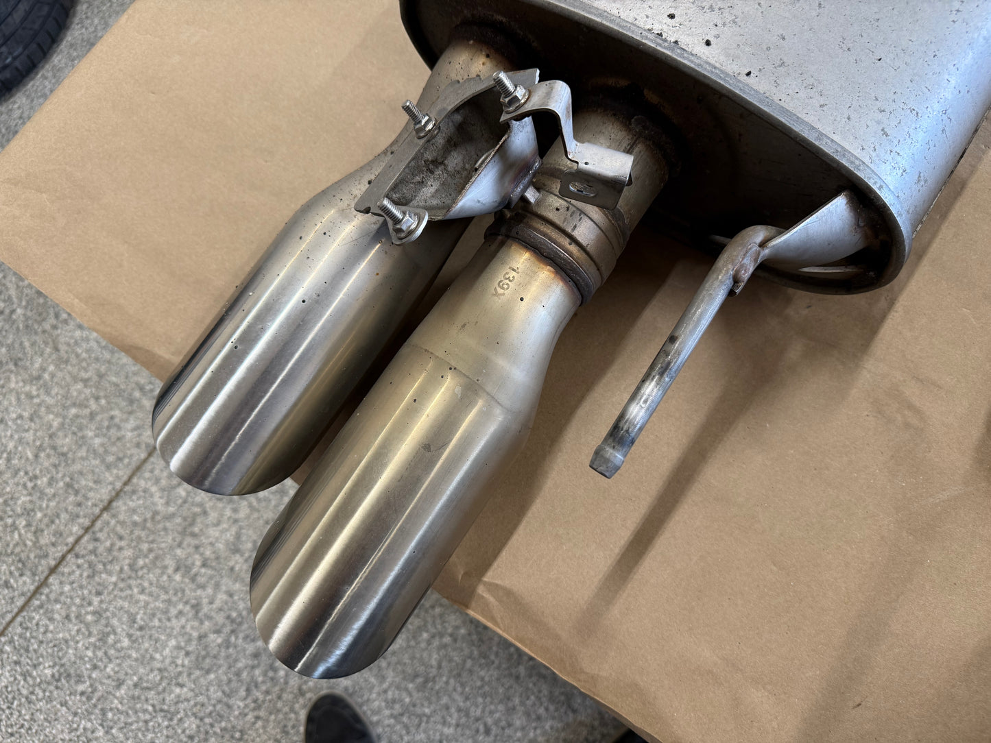 2018-2023 Ford Mustang GT Active Exhaust Quad Tip Mufflers