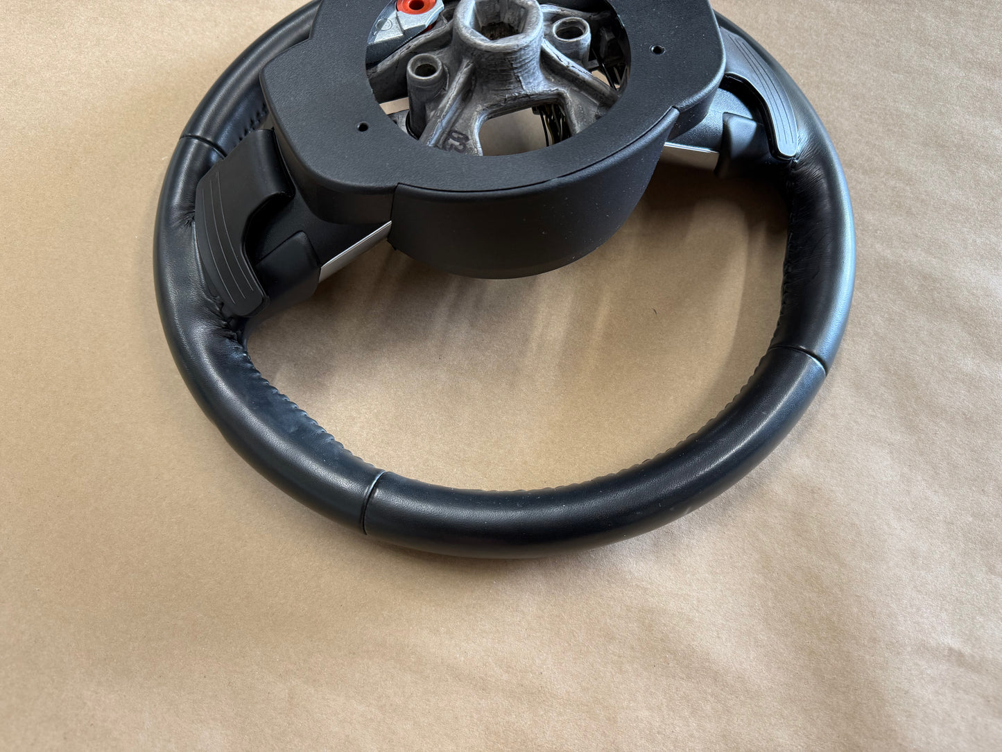 2018-2023 Ford Mustang Leather Steering Wheel Automatic Paddle Shifters