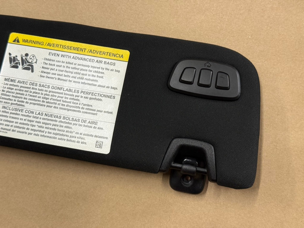 2015-2023 Ford Mustang Convertible Sun Visors Pair "Home Link"