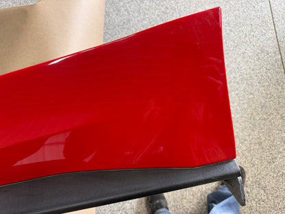 2015-2023 Mustang GT V6 LH Side Skirt Molding Driver Side "Race Red"
