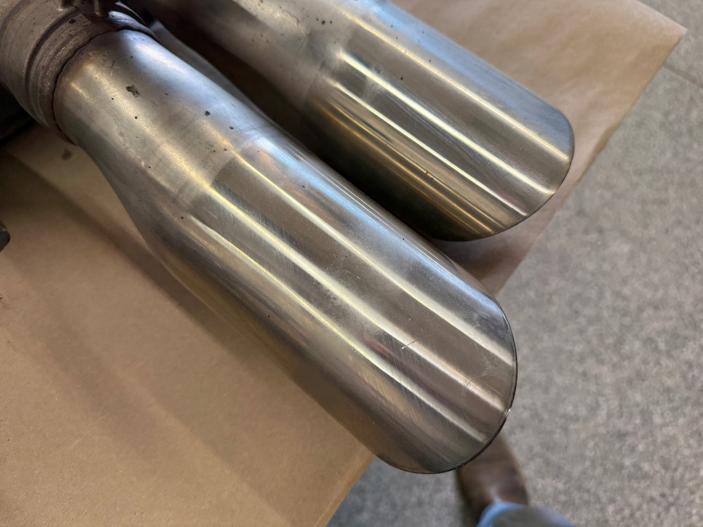 2018-2023 Ford Mustang GT Active Exhaust Quad Tip Mufflers