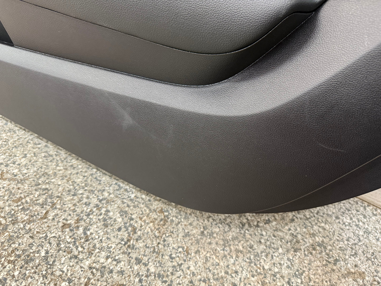 2018-2023 Ford Mustang GT RH Passenger Side Leather/Suede Door Panel Red Stitch