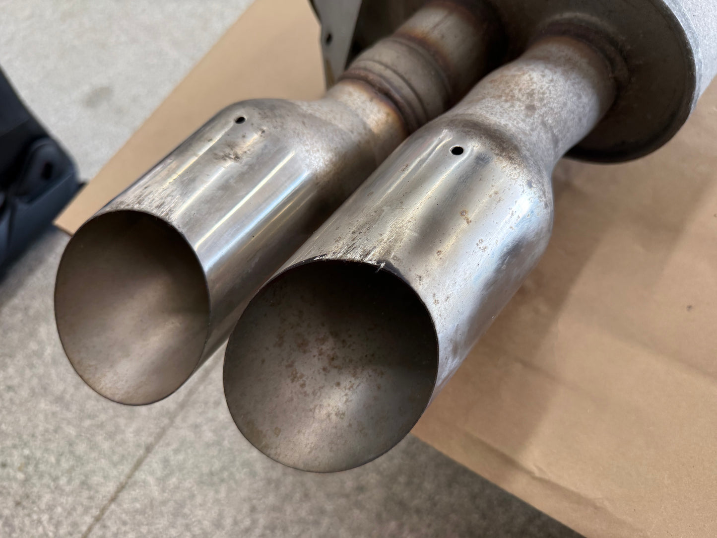 2018-2023 Ford Mustang GT Active Exhaust Quad Tip Mufflers