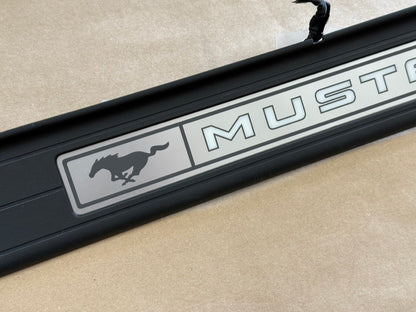 2015-2023 Ford Mustang "My Color" Sill/Scuff Plates Interior Trim Black