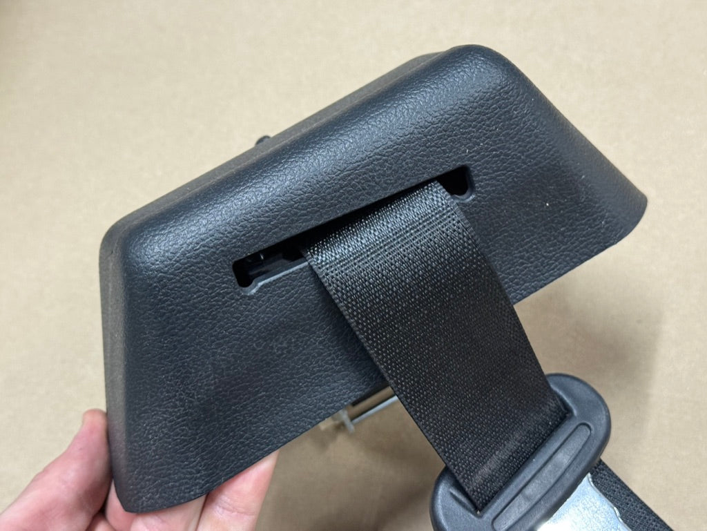2023-2025 Ford F-250 F-350 Black Rear Center Seat Belt