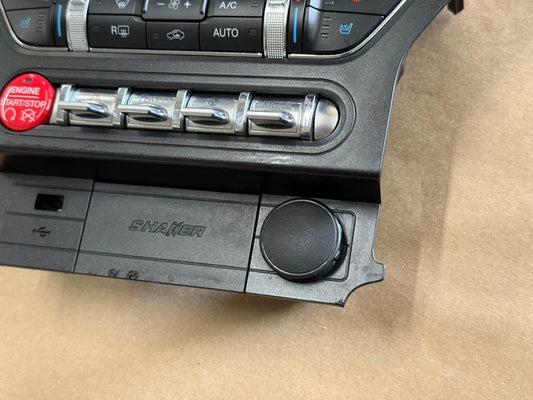2015-2017 Ford Mustang GT Face Plate Premium Radio 8 inch Trim Piece