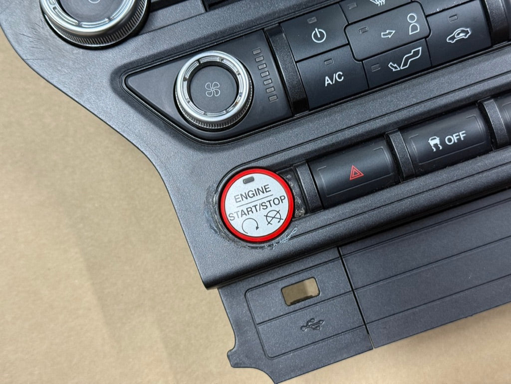 2015-2017 Ford Mustang GT Face Plate Radio Trim Piece