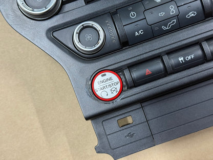2015-2017 Ford Mustang GT Face Plate Radio Trim Piece