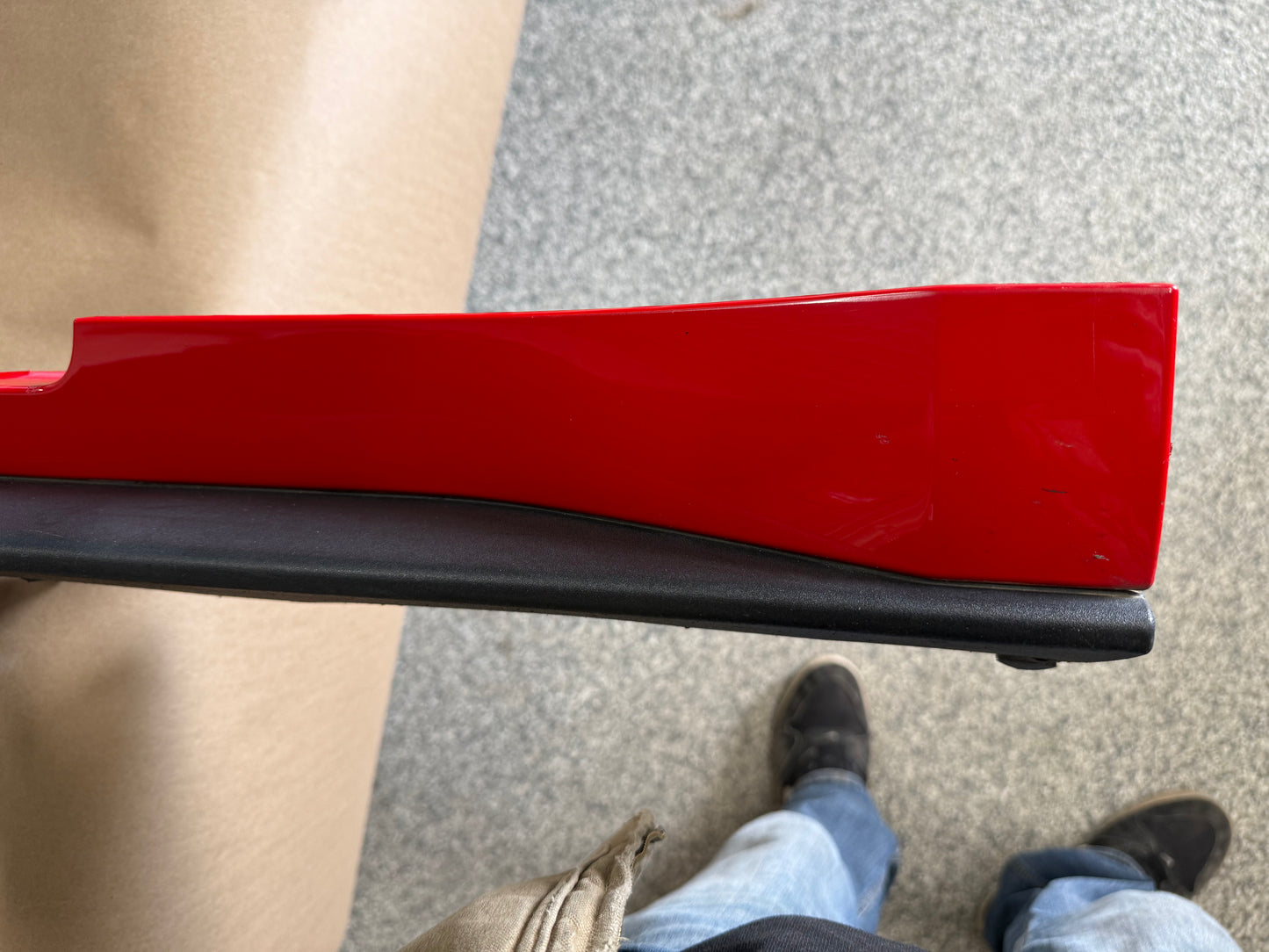 2015-2023 Ford Mustang GT V6 RH Passenger Side Skirt Molding "Race Red"