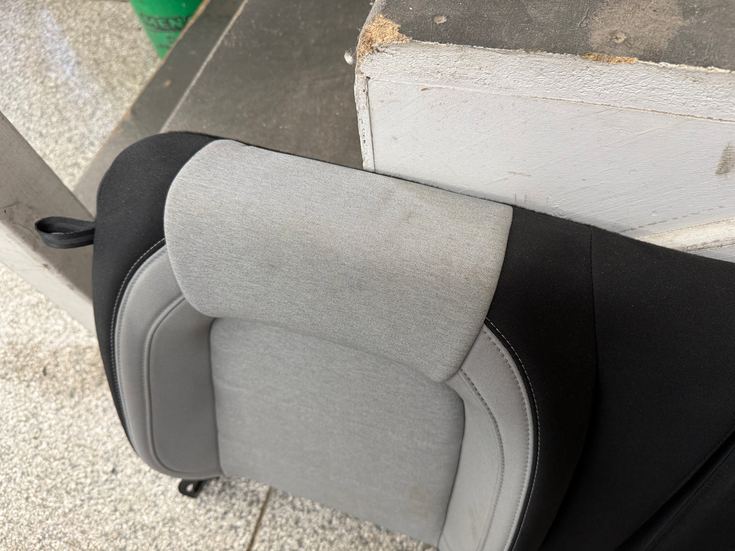 2024-2025 Ford Mustang GT Grey/Black Cloth Rear Seats Coupe