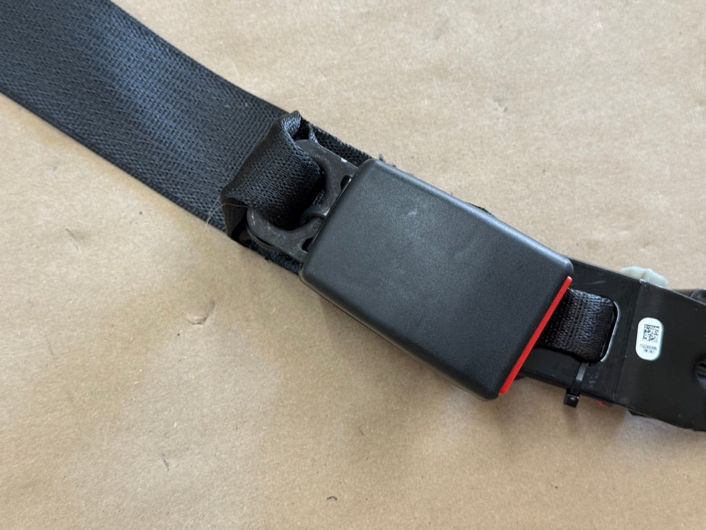2023-2026 Ford F-250 F-350 Black Rear Center Seat Belt