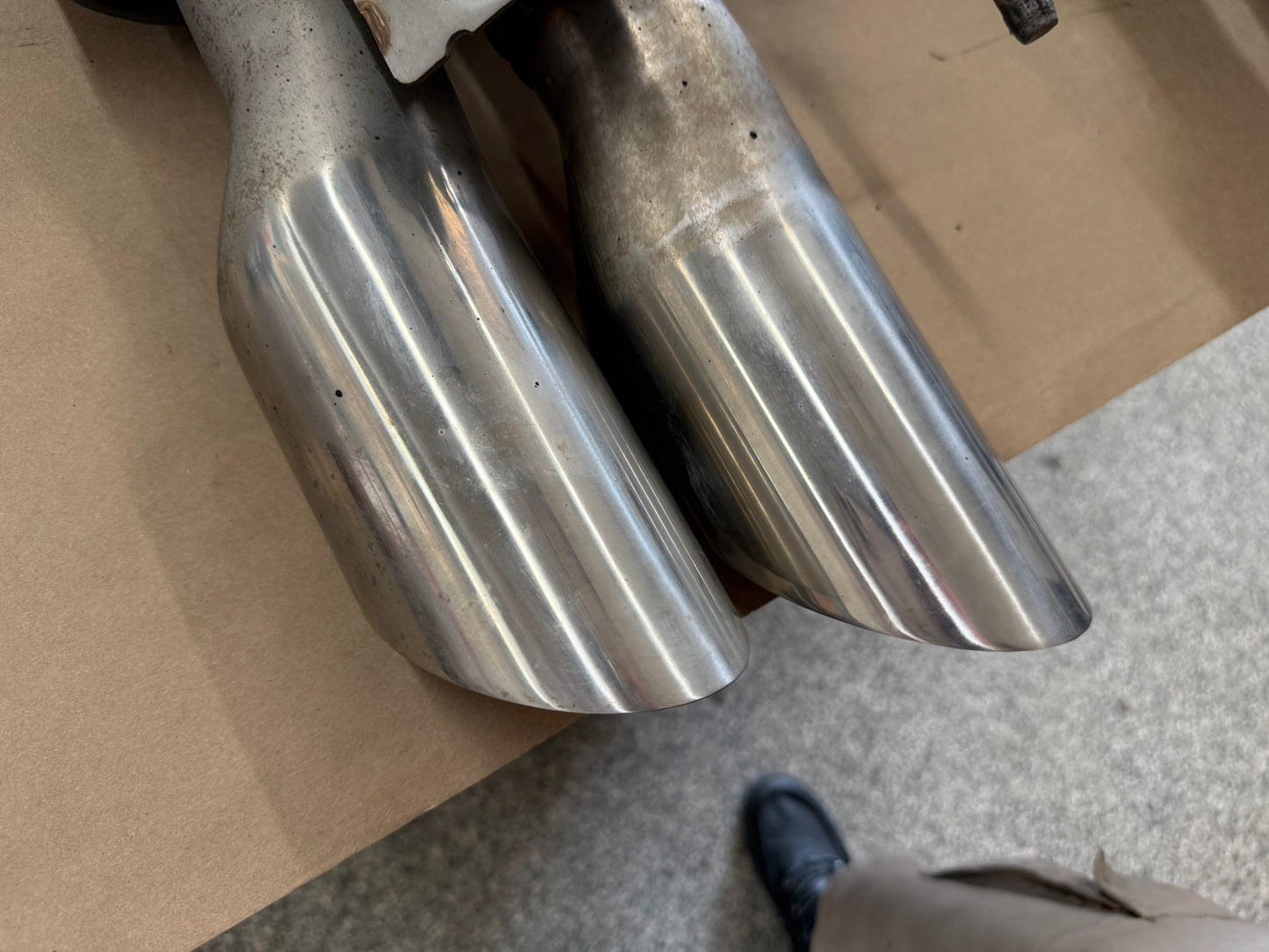 2018-2023 Ford Mustang GT Active Exhaust Quad Tip Mufflers