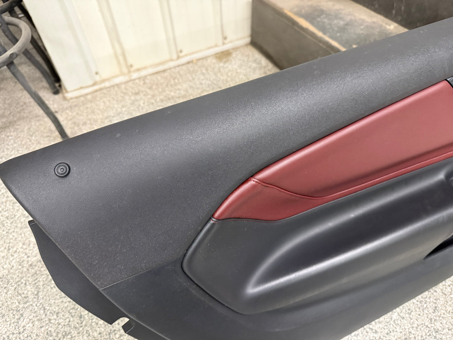 2024-2026 Mustang GT EcoBoost LH RH Premium Leather Insert Door Panels Pair