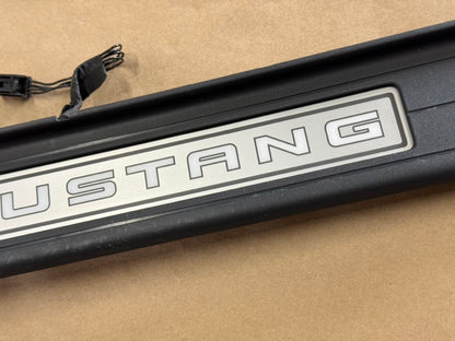 2024-2026 Ford Mustang "My Color" Sill/Scuff Plates Interior Trim Black