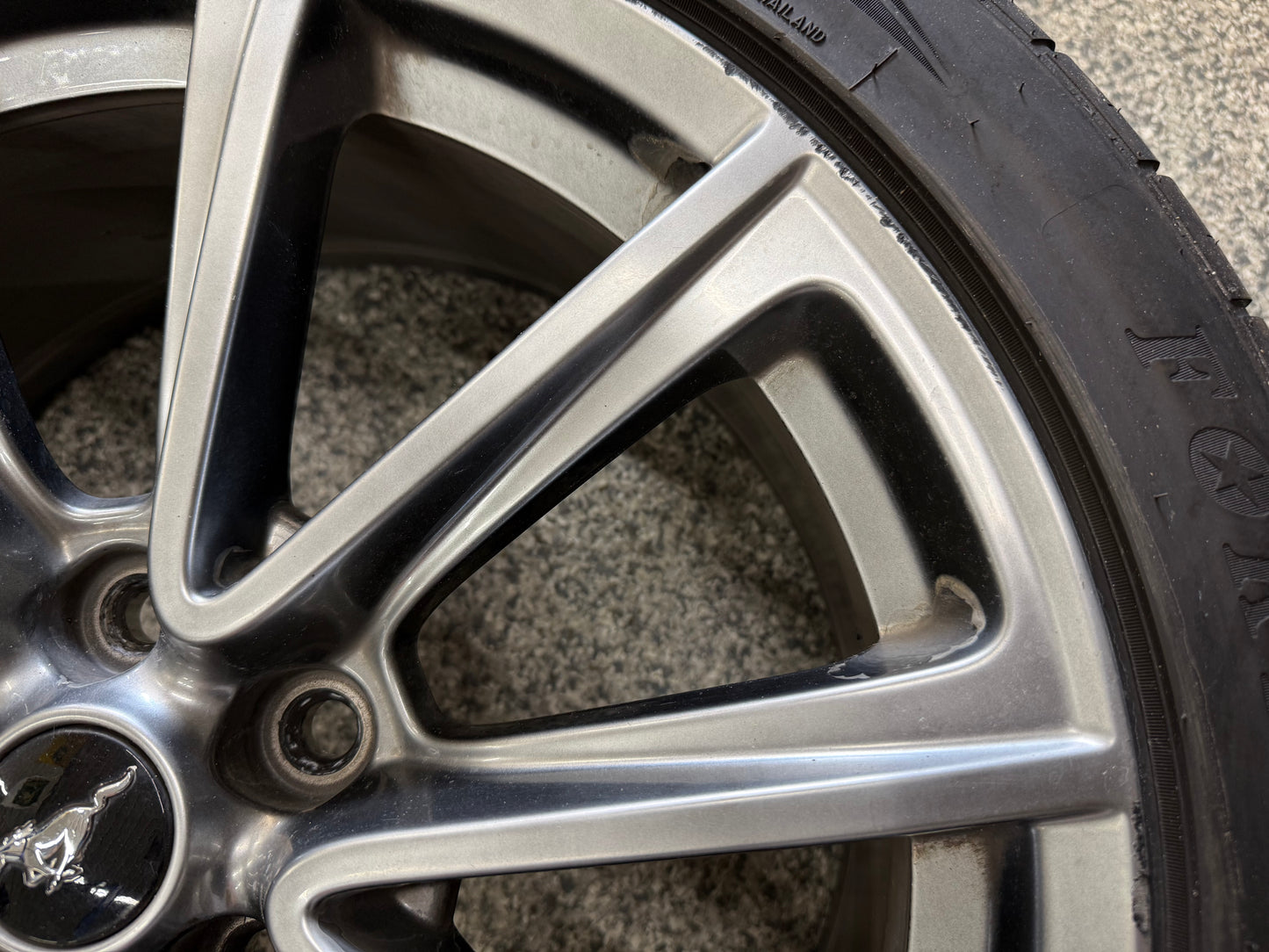 2015-2023 Ford Mustang GT Wheel Rim 19"x8.5" Fortune Viento 255/40/19