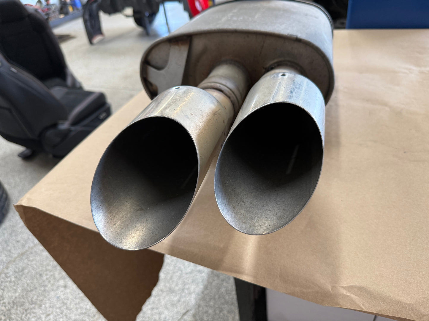 2018-2023 Ford Mustang GT Active Exhaust Quad Tip Mufflers