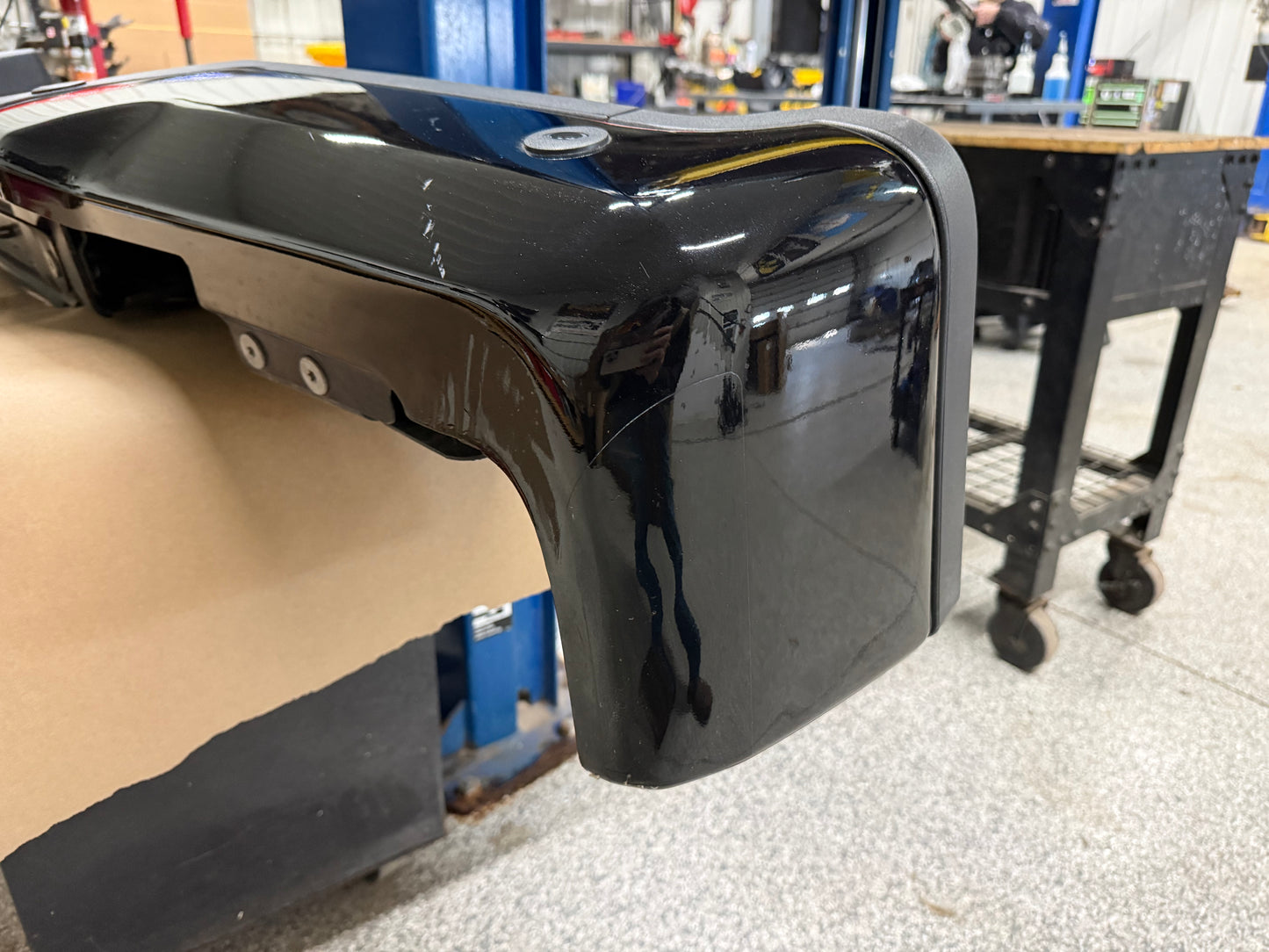 2017-2022 Ford F-250 F-350 Painted Rear Bumper Complete W/Sensors "UM"