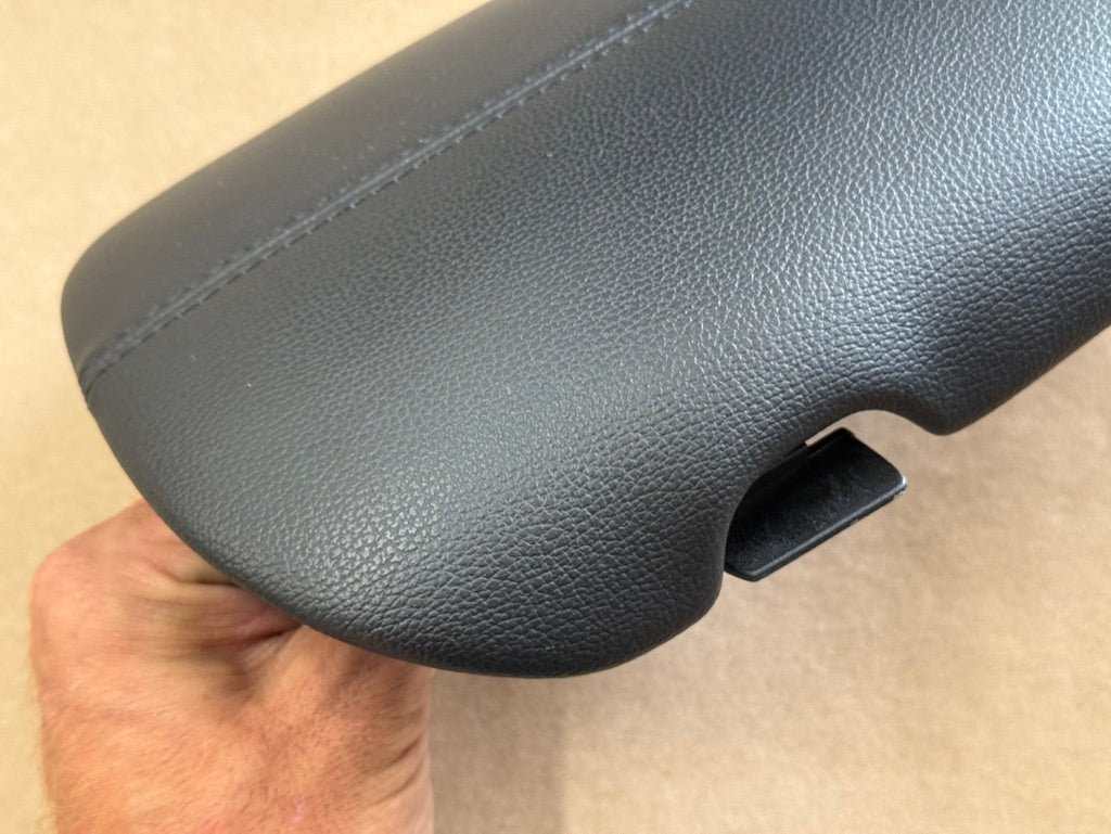2015-2023 Ford Mustang Center Top Console Lid Armrest Black Stitching