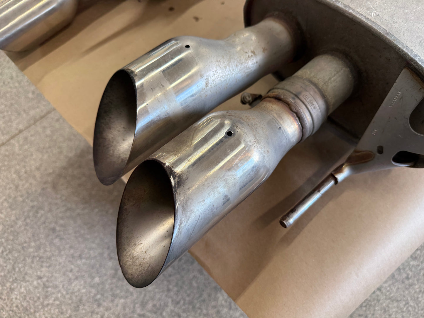 2018-2023 Ford Mustang GT Active Exhaust Quad Tip Mufflers