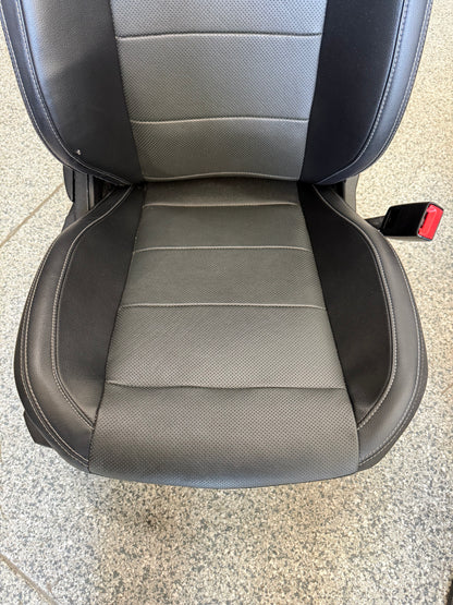 2018-2023 Ford Mustang GT Black Leather Coupe Front & Rear Seats