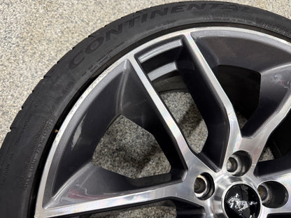 2015-2023 Ford Mustang GT Wheel Rim 20x9" Continental Extreme Contact 265/35/20