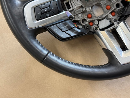 2018-2023 Mustang Leather Steering Wheel Automatic Paddle Shifters