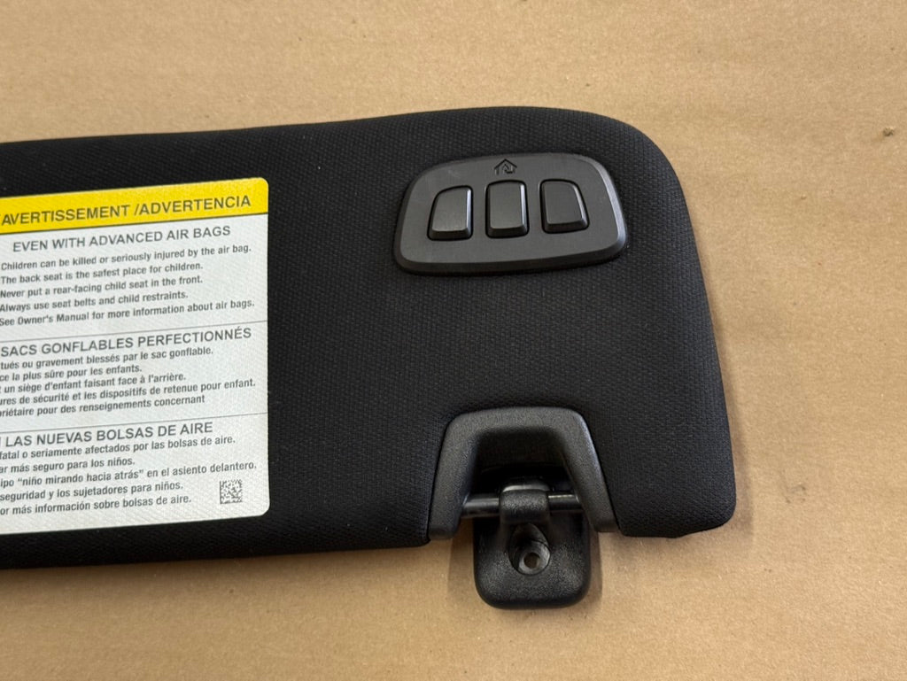 2015-2023 Ford Mustang Coupe Sun Visors Pair "Home Link"