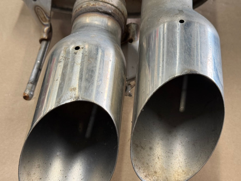 2018-2023 Ford Mustang GT Active Exhaust Quad Tip Mufflers