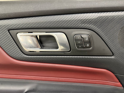 2024-2026 Mustang GT EcoBoost LH RH Premium Leather Insert Door Panels Pair