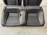 2018-2023 Ford Mustang GT Black Leather Coupe Front & Rear Seats