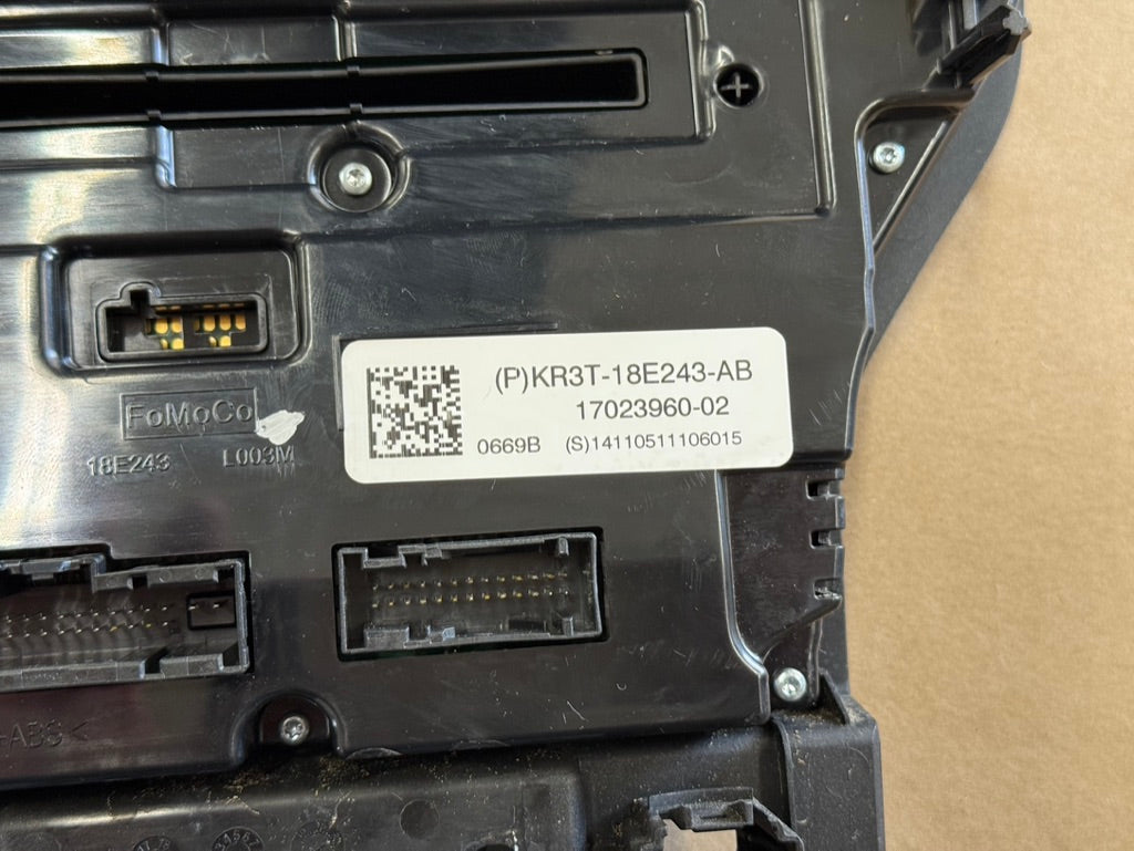 2018-2023 Ford Mustang GT Face Plate Radio Trim Piece