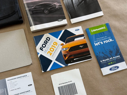 2019 Ford Mustang GT Owners Manual And Literature w/Cover
